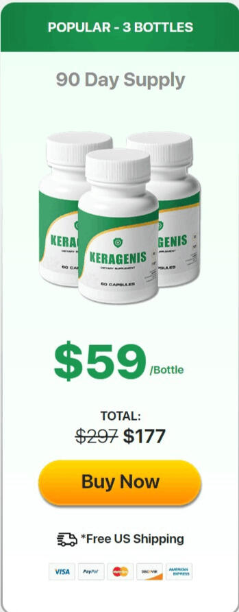 Buy Now KeraGenis KeraGenis 3 bottle