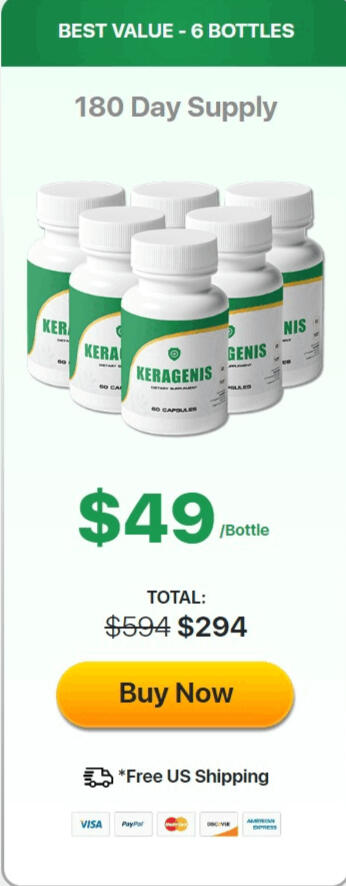 KeraGenis Natural KeraGenis 6 bottle